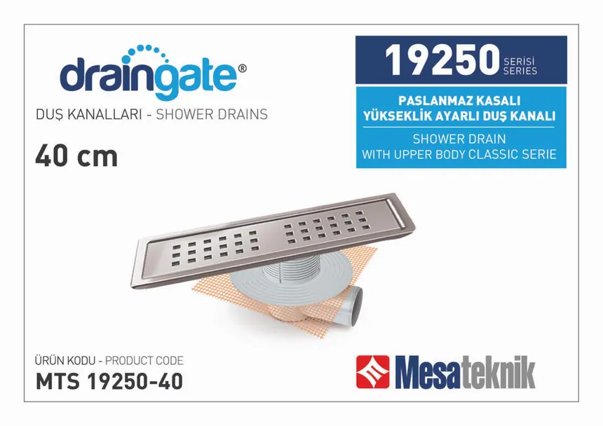 MTS 19250 Paslanmaz Kasalı Yükseklik Ayarlı