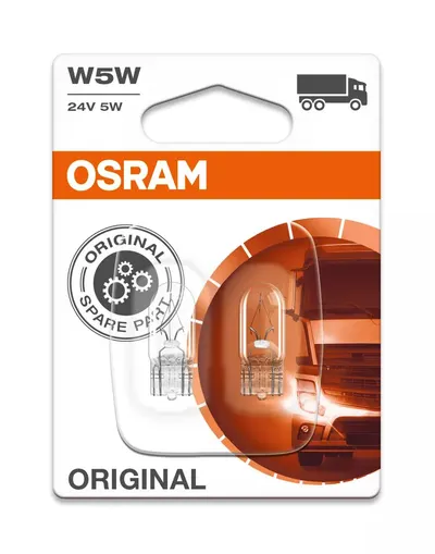 ORIGINAL - GLASS WEDGE BASE W5W 24 V
