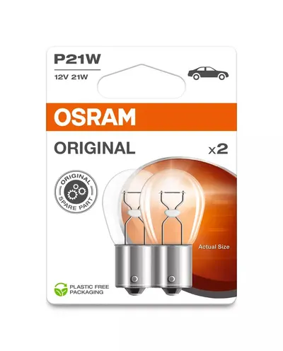 ORIGINAL - METAL BASE P21W 12 V