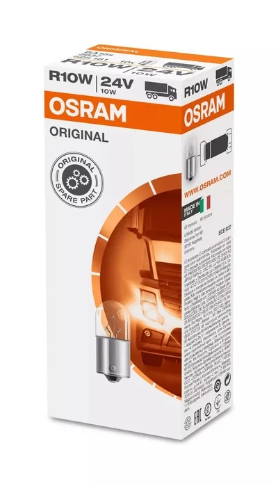 ORIGINAL - METAL BASE R10W 24 V